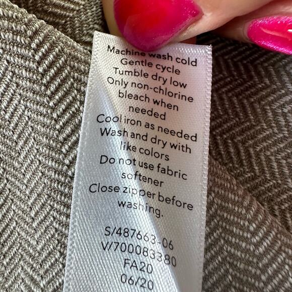 Athleta Pants Womens Medium Brown Delancey Herringbone Tight Pullon Legging - Picture 11 of 15